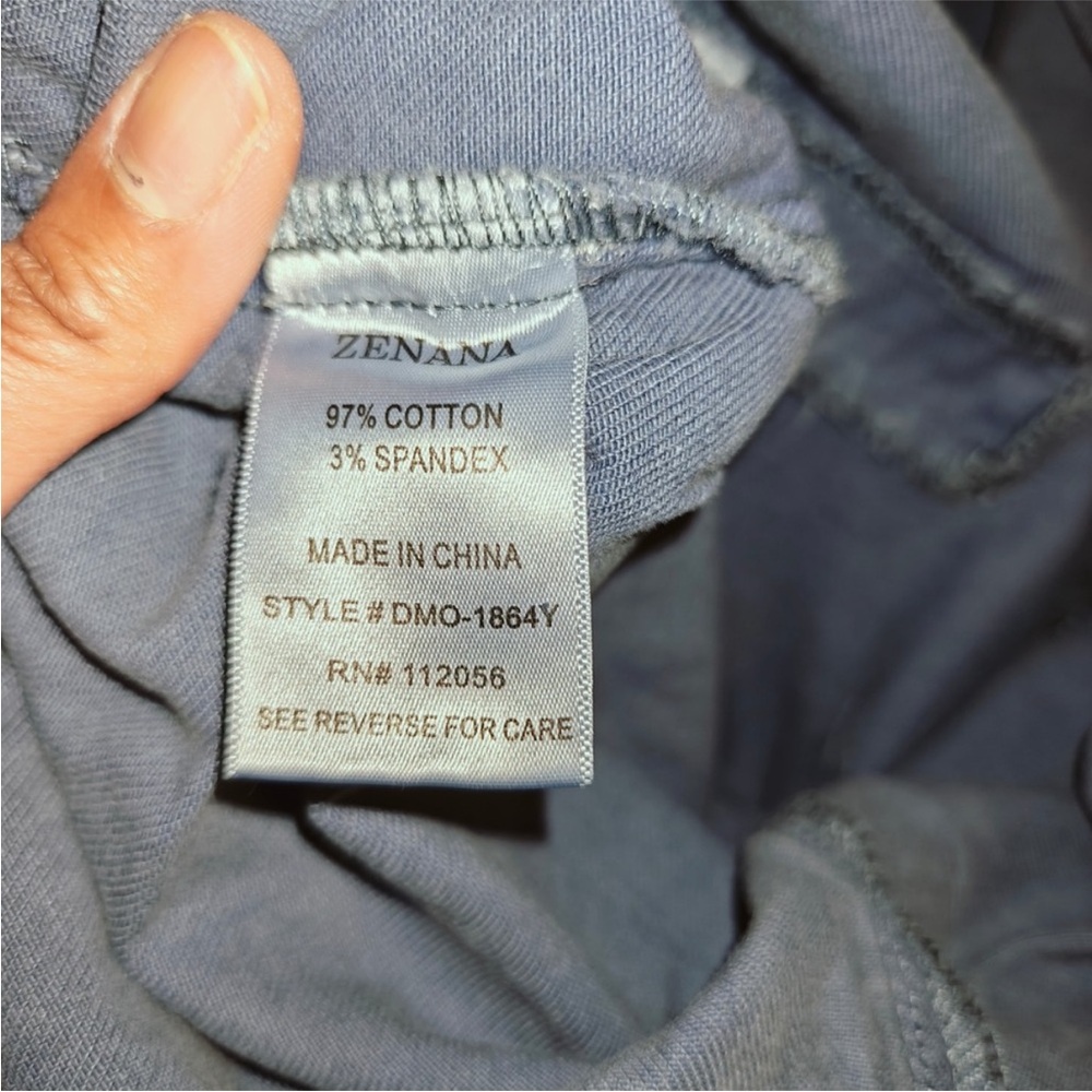 💞 Zenana Washed Knot Strap Pocket Denim Jumpsuit NWT (1864Y) - Picture 7 of 9